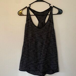 Lululemon Heathered Black Tank Top size small